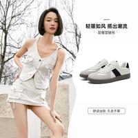 千百度 女士休闲鞋 显瘦德训鞋 经典秋冬款