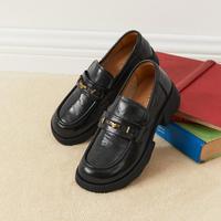 他她 女鞋乐福鞋柔软舒适褶皱抓纹时尚通勤单鞋