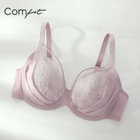 Comfit 安莉芳旗下单层蕾丝内衣女大码性感文胸