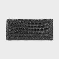 Massimo Dutti 女式高级轻奢极简纯色休闲百搭编织设计感多功能钱包