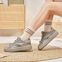 鸿星尔克 滑板鞋女轻盈简约百搭低帮运动鞋休闲鞋