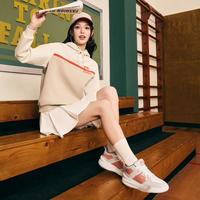 鸿星尔克 高帮板鞋百搭春女款休闲耐磨板鞋女士休闲鞋