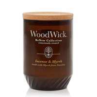 WoodWick 香薰蜡烛 乳香没药香型 植物基大豆蜡 室内香氛圣诞礼物送女友