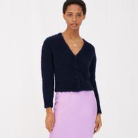 限尺码：maje 冬季温柔显瘦纯色复古气质V领针织开衫外套柔软高级感