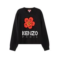 限尺码：KENZO 女士BOKE宽松版圆领长袖针织衫