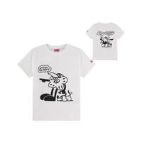 限尺码：KENZO 女士BOKE系列棉质圆领短袖T恤