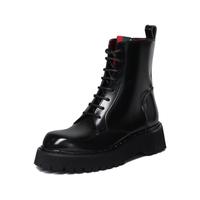 GUCCI 女士厚底马丁靴子短靴皮靴