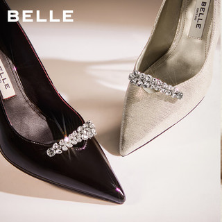  BeLLE/百丽 闪钻 女士高跟鞋 金色 36 (230mm)