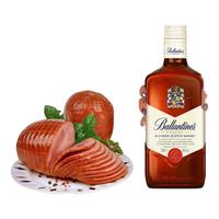 百龄坛特醇500ml*1+波尼亚 黑森林火腿600g*1 百龄坛威士忌+波尼亚火腿