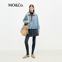  MO&Co./摩安珂 美式复古 女士外套 洗水蓝色 M /165