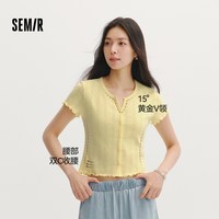 Semir/森马 纯棉 女士短袖T恤