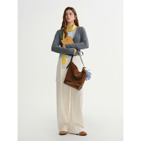 独束 显瘦 女士打底衫 雾霾灰 L （尺码：2）