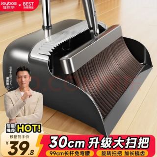 今日必买、PLUS会员：佳帮手 大扫把簸箕套装 30cm