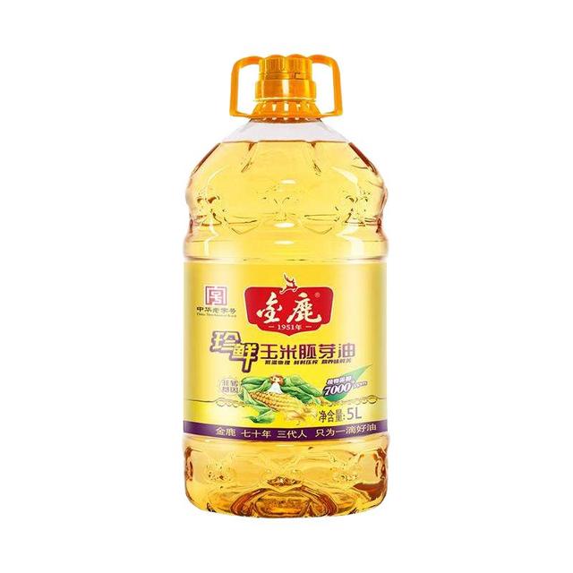 88VIP：金鹿 非转基因玉米胚芽油 5L