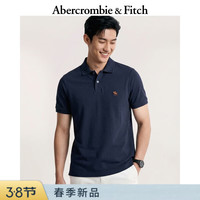 Abercrombie & Fitch 经典小麋鹿图案美式POLO衫26春新款男装124-6035