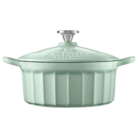 BUYDEEM 北鼎 CHEFWARE系列 CP521 汤锅(22cm、2.9L、铸铁、浅杉绿)