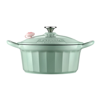 BUYDEEM 北鼎 CHEFWARE系列 CP551 汤锅(25cm、3.95L、铸铁、浅杉绿)