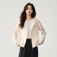 CHIU·SHUI/秋水伊人 双拉链连帽 女士卫衣外套 工装休闲裤