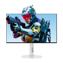 AOC 26.5英寸2K 原生280Hz 四代WOLED 10Bit HDR500 硬件低蓝光TUV 典雅白电竞游戏显示器Q27G4ZDP/WS