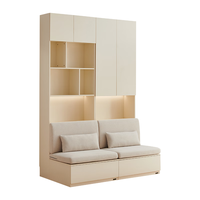  QuanU/全友 小户型收纳 书柜 书柜A+书柜B+卡座*2