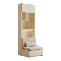  QuanU/全友 奶油风 书柜 书柜A+卡座