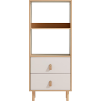  LINSY/林氏家居 原木风 书架 1X书柜+2X书柜