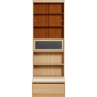  LINSY/林氏家居 储物柜一体 落地书架 原木色|带卡座|0.8m*2