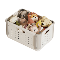  京东京造 可折叠 儿童玩具收纳箱 【一筐装下】带滑轮可叠放 *