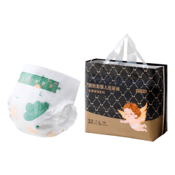 京东京造 婴儿纸尿裤 尿不湿 丝柔奢宠纸尿裤L码(9-14kg)32片 山茶花精华