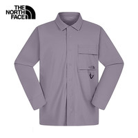 北面 男款可拆卸袖翻领衬衫夹克 8FZP G7O S
