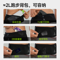 Flipbelt/飞比特 可装开水 女士空气腰包+蓝水壶 经典黑+2.0蓝水壶(可装开水) M-XL