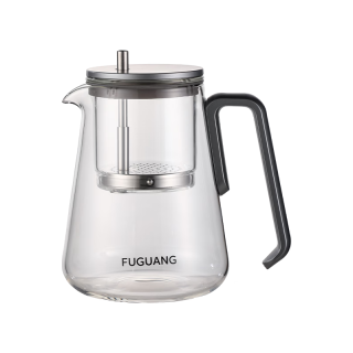 富光 G2538-TP-870 茶水分离玻璃茶壶 870ml
