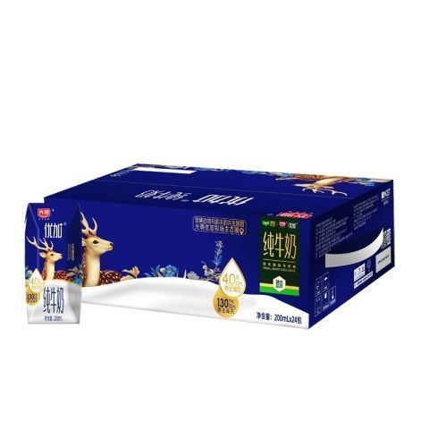 88VIP：光明 优加4.0g蛋白纯牛奶 200mL*24盒