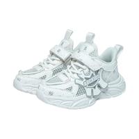 ABCKIDS 网面透气 儿童运动鞋 白色 28 内长约17.9cm