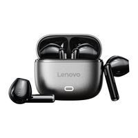 Lenovo/联想 EA175 超长续航 蓝牙耳机 【云感佩戴|环绕音质】风暴灰