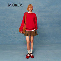 MO&Co./摩安珂 露背撞色蝴蝶结 女士毛衣