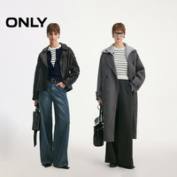 ONLY 2026春季新款撞色袖口叠穿软糯亲肤圆领合身两件套针织衫女