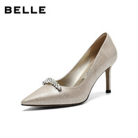  BeLLE/百丽 闪钻 女士高跟鞋 金色 39 (245mm)