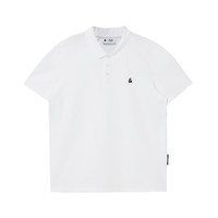 杰克琼斯 夏季新款polo衫男士商务休闲简约纯色刺绣翻领短袖t恤