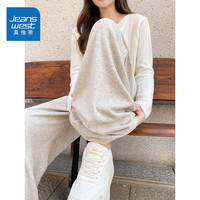 真维斯 休闲糯米裤子女春秋新款直筒裤亲肤百搭