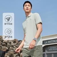 骆驼 运动polo衫男春季吸汗透气短袖男士t恤