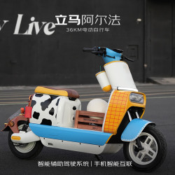 立马电动车 手工改装 电动自行车 西部牛仔