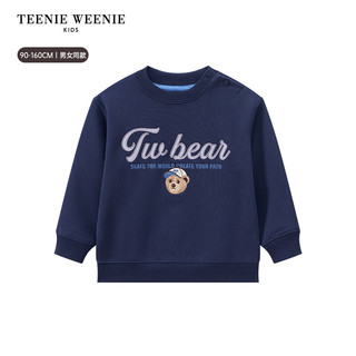  TEENIE WEENIE 贴布绣字母 儿童卫衣 藏青色 120 cm