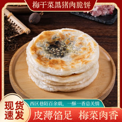 老大房 Laodafang 老大房 国产黑猪肉梅干菜脆饼 420g*2袋（共14片）