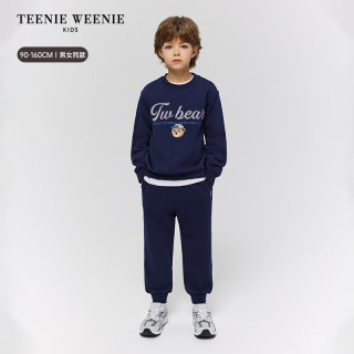  TEENIE WEENIE 贴布绣字母 儿童卫衣 藏青色 140 cm