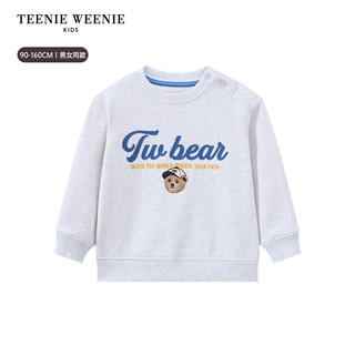  TEENIE WEENIE 贴布绣字母 儿童卫衣 花灰色 160 cm