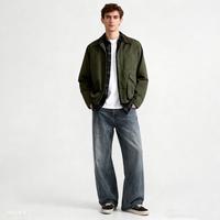 Gap 男装多口袋巴恩风翻领宽松夹克 799350