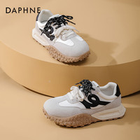 达芙妮 官方厚底德训鞋女增高软底运动休闲鞋