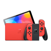 Nintendo 任天堂 Switch NS OLED马力欧亮丽红版主机 马里奥港版