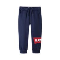 Levi's李维斯童装儿童裤子男女童春秋款长裤梭织宝宝休闲运动裤 海军蓝(加绒) 130 /56 【身高116-122cm】